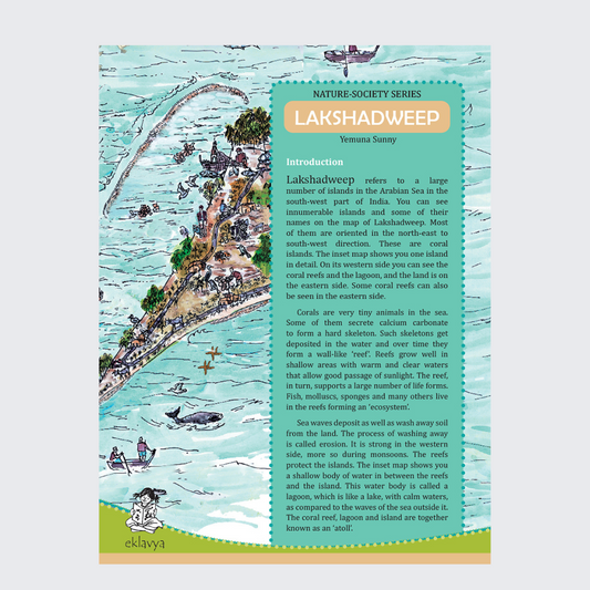 Nature Society Series (Lakshadweep Map) English