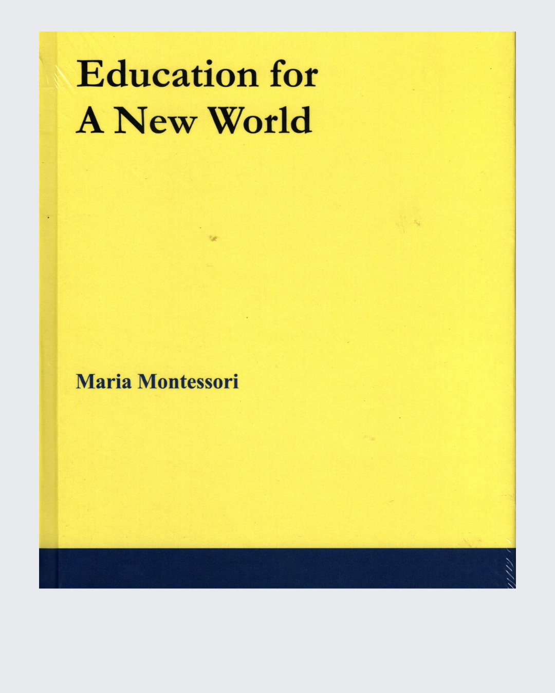 Education for A New World