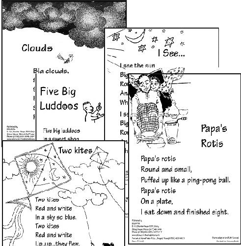 Set of 5 Poetry Posters in English