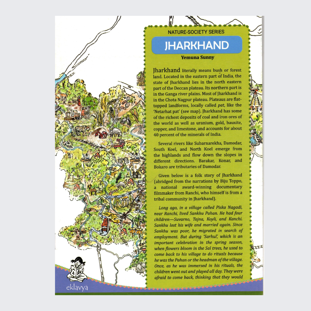 Nature Society Series (Jharkhand Map)