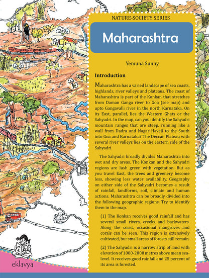 Nature Society Series (Maharashtra Map)
