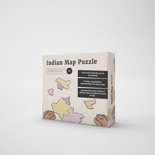 India Map Puzzle, English (Eklavya)