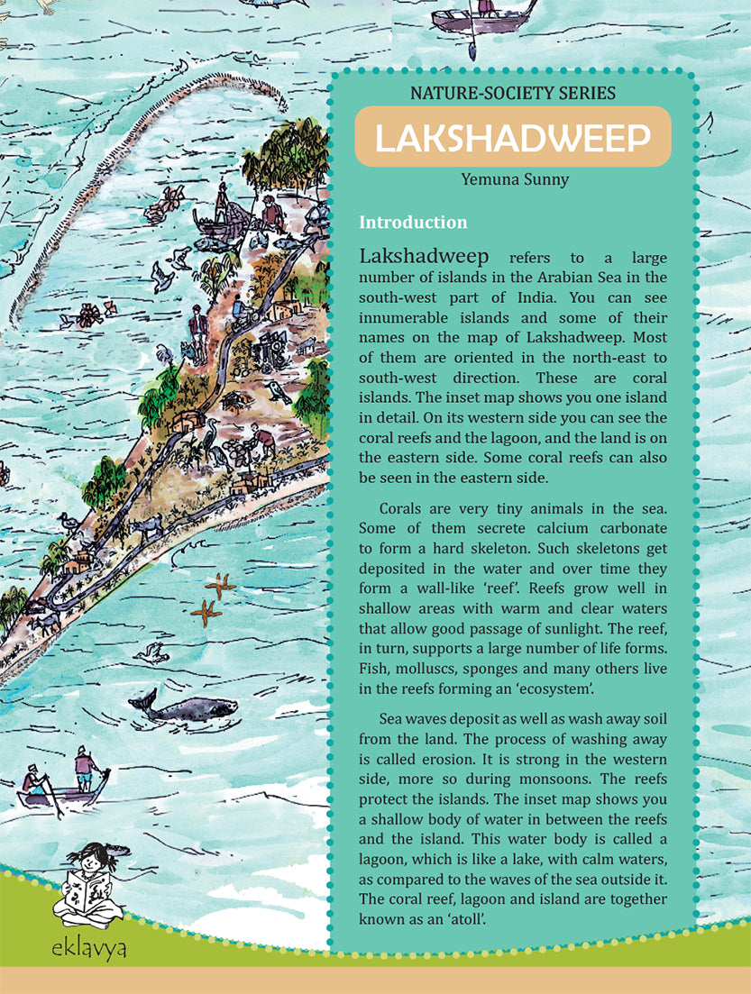 Nature Society Series (Lakshadweep Map) English